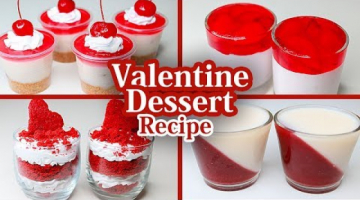 4 Easy Dessert Recipe | Valentine Special Dessert Recipe | Easy Dessert Recipe | Yummy Dessert