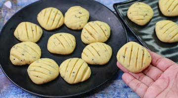 4 Ingredient Salted Cookies | Eggless & Without Oven | Yummy