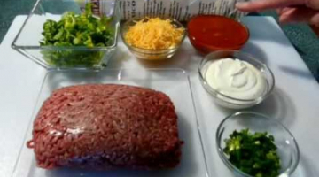 6-Layer Taco Beef Dip - How to make 6-LAYER TACO BEEF DIP RECIPE