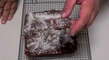 Chocolate & Coconut Slice - Video Recipe