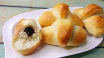 Chocolate Crescent Roll | Eggless & Without Oven | Eggless Bauli Moonfils Recipe