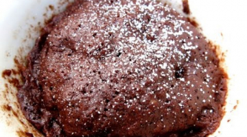 CHOCOLATE PEPPERMINT MUG CAKE