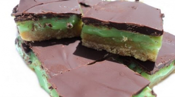 CHOCOLATE PEPPERMINT SLICES