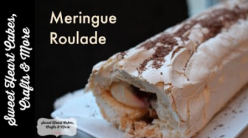 Chocolate & Raspberry Meringue Roulade Recipe Tutorial