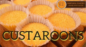 CUSTAROONS RECIPE | CUSTARD COCONUT MACAROONS