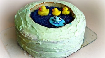 GIANT DUCK POND CAKE