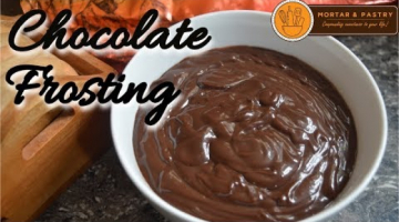 HOMEMADE CHOCOLATE FROSTING | HOW TO MAKE CHOCOLATE SAUCE LIKE HERSHEY'S!