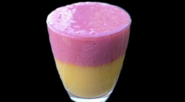 HOW TO MAKE A DOUBLE LAYERED FRUIT SMOOTHIE