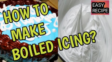 HOW TO MAKE BOILED ICING?/ICING EASY RECIPE