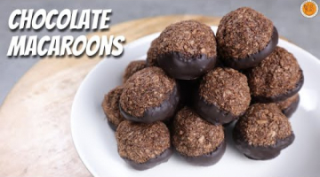 How To Make Chocolate Coconut Macaroons | Chocoroons Recipe  Chocolate Macaroons 
