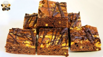 HOW TO MAKE PEANUT BUTTER BROWNIES