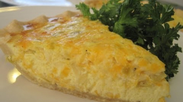 How to make Quiche - Green Chilies & Cheese Quiche Recipe
