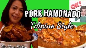 How to Cook Pork Hamonado Filipino style