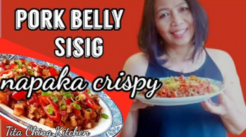 Crispy pork belly Sisig