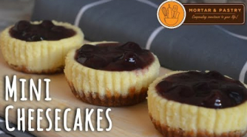 MINI CHEESECAKES | How To Make Mini Blueberry Cheesecakes