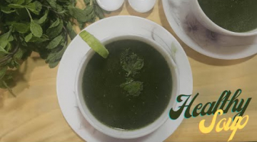 Mix Veg Spinach Soup | Spinach Soup | Low Calorie Spinach Soup