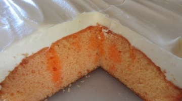 ORANGE DREAMSICLE CAKE - How to make ORANGE CAKE Recipe