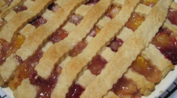 PEACH PIE - How to make OLD-FASHIONED PIE Recipe