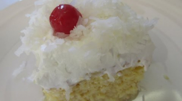 PINA COLADA CAKE - How to make a moist PINA COLADA CAKE Recipe