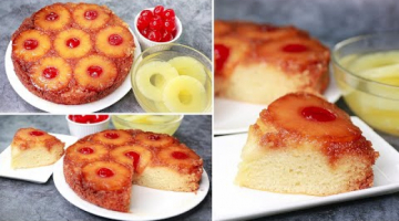 Pineapple Upside Down Cake | Eggless & Without Oven | Yummy