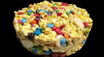 POPCORN CANDY CAKE - HALLOWEEN SPECIAL