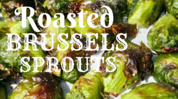 Roasted BRUSSELS SPROUTS | Healthy Food | Easy DIY Demonstration
