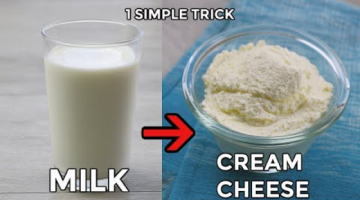 Simple Trick to Turn Milk into Cream Cheese
