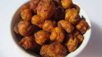 SUPER BOWL ROASTED CHICKPEAS - How to make OVEN ROASTED CHICKPEAS Recipe