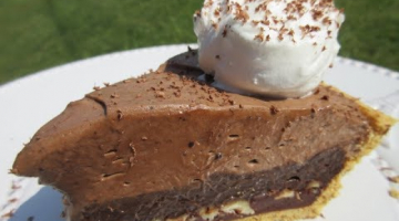 Triple CHOCOLATE MUD PIE in 5 minutes - How to make a CHOCOLATE PIE Recipe