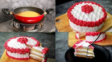 Vanilla Birthday Cake In Kadai | Eggless & Without Oven | Yummy